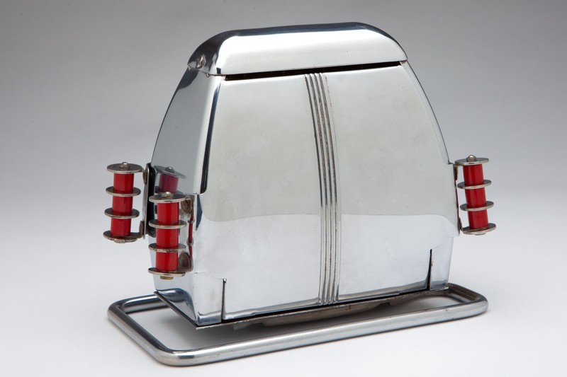 VINTAGE CHROME Imperial Toaster Model 1116-A Single SLICE POP UP TOASTER  Works!!